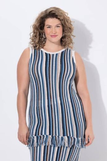 Moda za polnejše Majica bez rukava okrulog ovratnika plus velikost, xxl, Ulla Popken in Johann Popken (JP1880)