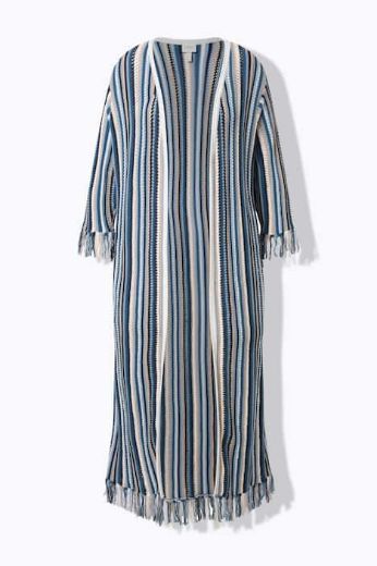 Moda za polnejše Kardigan3/4 rukava dužeg kroja plus velikost, xxl, Ulla Popken in Johann Popken (JP1880)