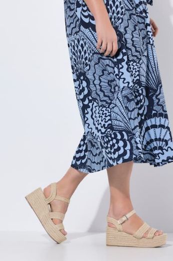 Moda za polnejše Haljina maxi kratkih rukava pamučna plus velikost, xxl, Ulla Popken in Johann Popken (JP1880)