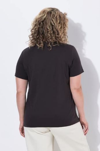 Moda za polnejše Majica kratkih rukava heklanog džepa pamučna plus velikost, xxl, Ulla Popken in Johann Popken (JP1880)