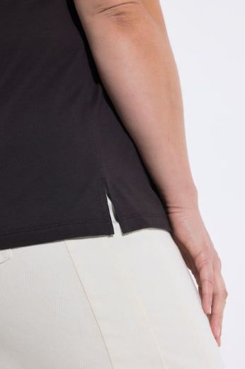 Moda za polnejše Majica kratkih rukava heklanog džepa pamučna plus velikost, xxl, Ulla Popken in Johann Popken (JP1880)