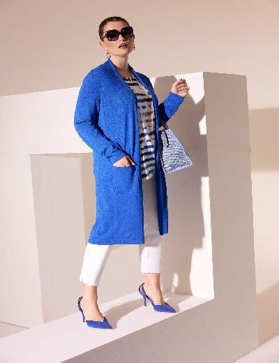 Pleteni puloverji za polnejše ženske in moške, plus velikost Pleteni puloverji xxl Ulla Popken in Johann Popken (JP1880)