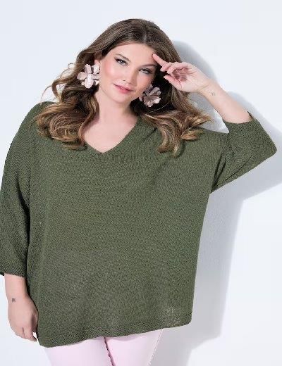 Puloverji za polnejše ženske in moške, plus velikost Puloverji xxl Ulla Popken in Johann Popken (JP1880)