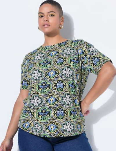 T-shirt SU za polnejše ženske in moške, plus velikost T-shirt SU xxl Ulla Popken in Johann Popken (JP1880)