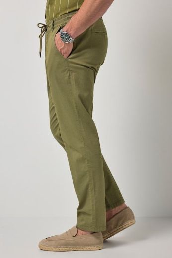 Moda za polnejše Hlače chino na vezanje plus velikost, xxl, Ulla Popken in Johann Popken (JP1880)