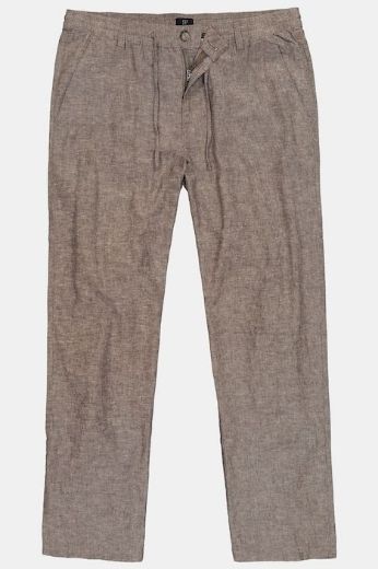 Moda za polnejše Hlače dugih nogavica od lana plus velikost, xxl, Ulla Popken in Johann Popken (JP1880)