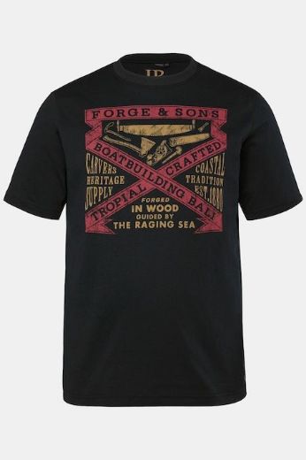 Moda za polnejše Majica kratkih rukava plus velikost, xxl, Ulla Popken in Johann Popken (JP1880)