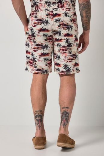 Moda za polnejše Bermude od viskoze plus velikost, xxl, Ulla Popken in Johann Popken (JP1880)