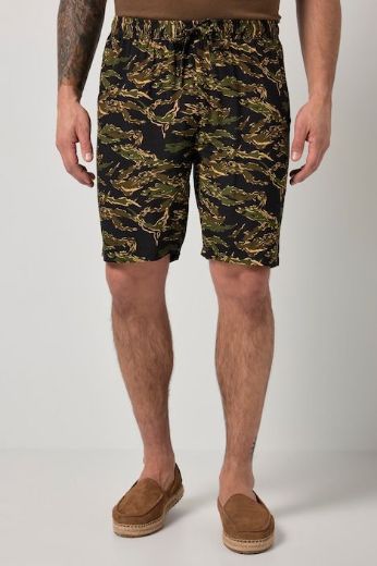 Moda za polnejše Bermude od viskoze plus velikost, xxl, Ulla Popken in Johann Popken (JP1880)