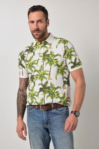 Moda za polnejše Majica polo kratkih rukava plus velikost, xxl, Ulla Popken in Johann Popken (JP1880)