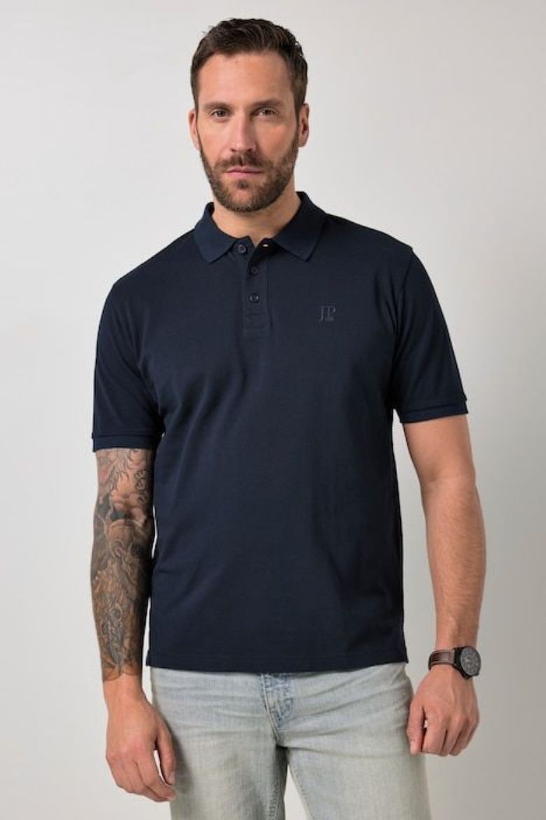 Moda za polnejše Majica polo kratkih rukava plus velikost, xxl, Ulla Popken in Johann Popken (JP1880)