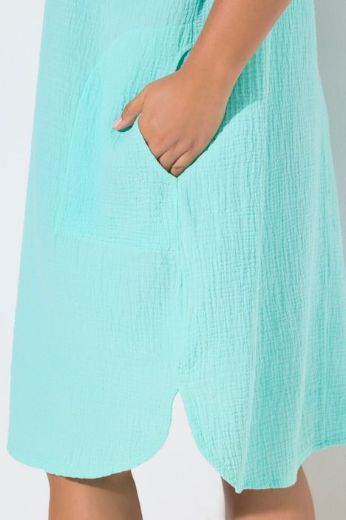 Moda za polnejše Haljina kratkih rukava s kapuljačom plus velikost, xxl, Ulla Popken in Johann Popken (JP1880)