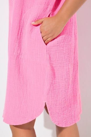 Moda za polnejše Haljina kratkih rukava s kapuljačom plus velikost, xxl, Ulla Popken in Johann Popken (JP1880)