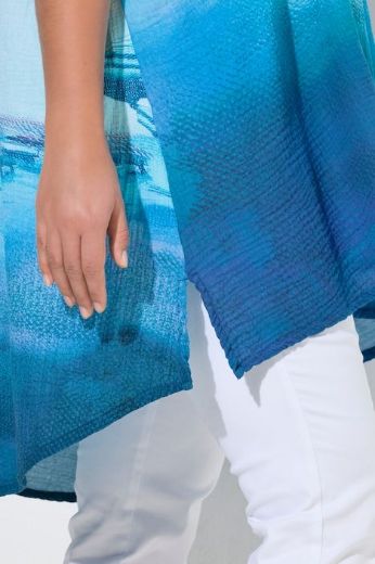 Moda za polnejše Bluza 1/2 rukava dužeg kroja od muslina plus velikost, xxl, Ulla Popken in Johann Popken (JP1880)