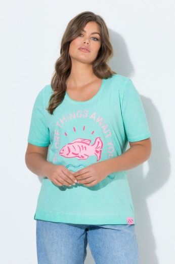 Moda za polnejše Majica kratkih rukava plus velikost, xxl, Ulla Popken in Johann Popken (JP1880)