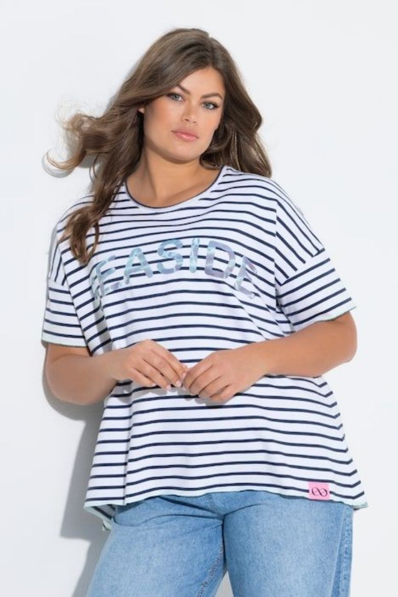 Moda za polnejše Majica kratkih rukava šireg kroja plus velikost, xxl, Ulla Popken in Johann Popken (JP1880)