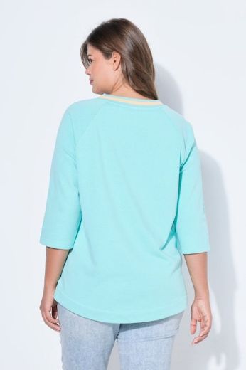 Moda za polnejše Majica 3/4 rukava V izreza plus velikost, xxl, Ulla Popken in Johann Popken (JP1880)