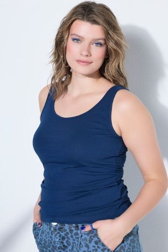 Moda za polnejše Top užih naramenica plus velikost, xxl, Ulla Popken in Johann Popken (JP1880)