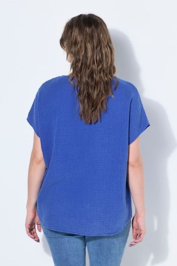 Moda za polnejše Bluza kratkih rukava V izreza plus velikost, xxl, Ulla Popken in Johann Popken (JP1880)