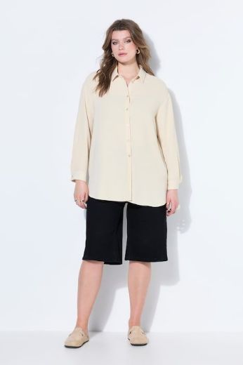 Moda za polnejše Bluza krep plus velikost, xxl, Ulla Popken in Johann Popken (JP1880)