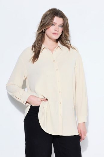 Moda za polnejše Bluza krep plus velikost, xxl, Ulla Popken in Johann Popken (JP1880)