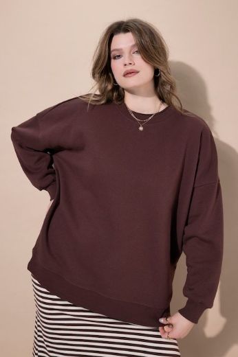 Moda za polnejše Majica dugih rukava šireg kroja plus velikost, xxl, Ulla Popken in Johann Popken (JP1880)