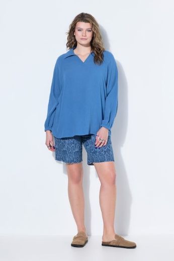 Moda za polnejše Majica dugih rukava od muslina plus velikost, xxl, Ulla Popken in Johann Popken (JP1880)