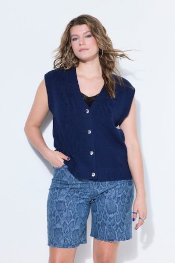 Moda za polnejše Prsluk šireg kroja plus velikost, xxl, Ulla Popken in Johann Popken (JP1880)