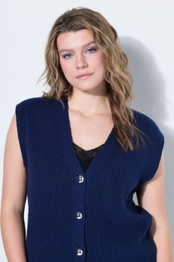 Moda za polnejše Prsluk šireg kroja plus velikost, xxl, Ulla Popken in Johann Popken (JP1880)