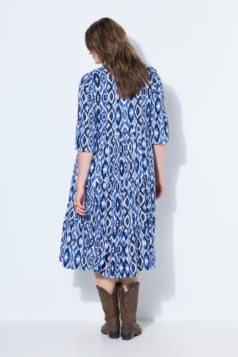 Moda za polnejše Haljina midi 3/4 rukava A kroja plus velikost, xxl, Ulla Popken in Johann Popken (JP1880)