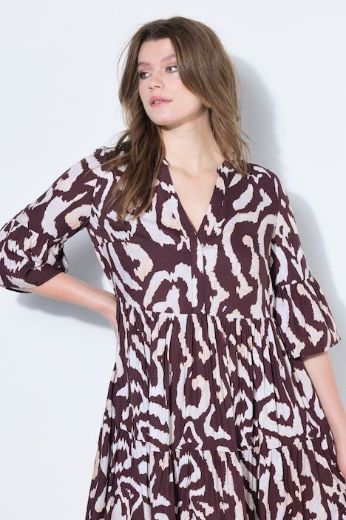 Moda za polnejše Haljina kratkih rukava A kroja plus velikost, xxl, Ulla Popken in Johann Popken (JP1880)