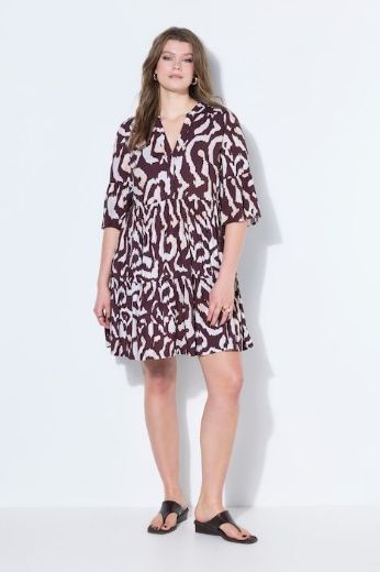 Moda za polnejše Haljina kratkih rukava A kroja plus velikost, xxl, Ulla Popken in Johann Popken (JP1880)