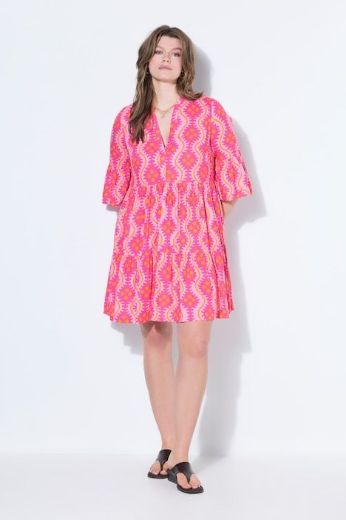 Moda za polnejše Haljina 3/4 rukava A kroja plus velikost, xxl, Ulla Popken in Johann Popken (JP1880)