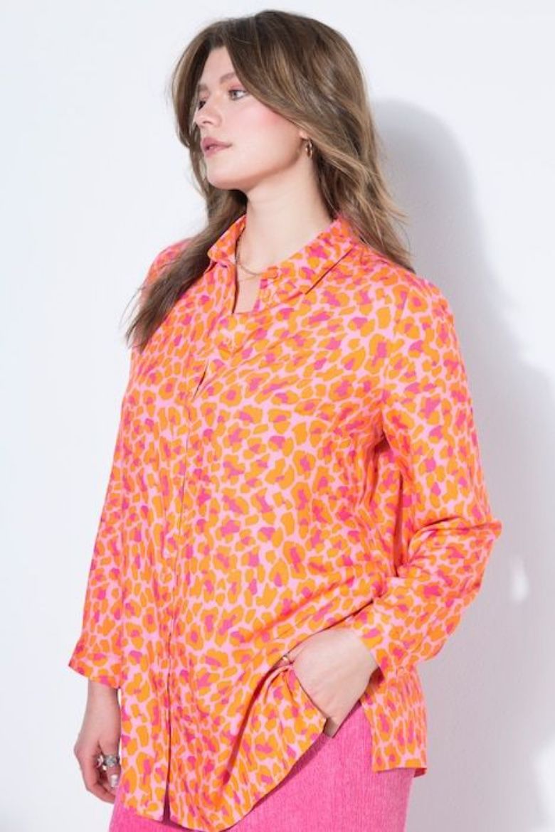 Moda za polnejše Košulja dugih rukava ravnog kroja plus velikost, xxl, Ulla Popken in Johann Popken (JP1880)