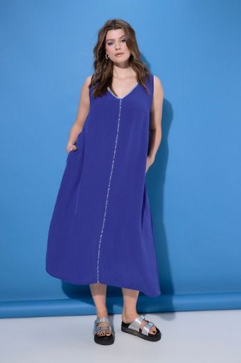 Moda za polnejše Haljina maxi bez rukava A kroja plus velikost, xxl, Ulla Popken in Johann Popken (JP1880)