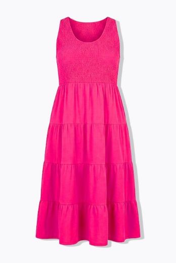 Moda za polnejše Haljina midi bez rukava A kroja plus velikost, xxl, Ulla Popken in Johann Popken (JP1880)