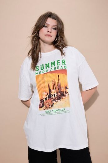 Moda za polnejše Majica kratkih rukava šireg kroja plus velikost, xxl, Ulla Popken in Johann Popken (JP1880)