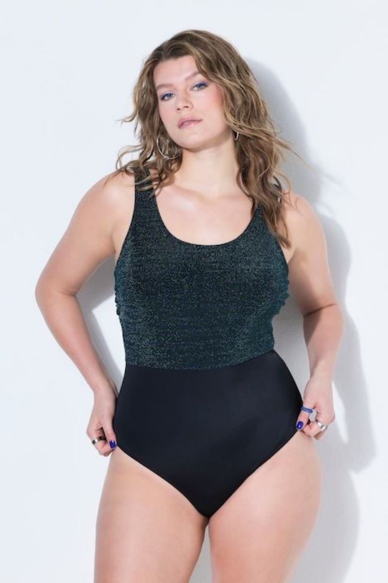 Moda za polnejše Kupaći kostim jednodijelni mekanih košarica plus velikost, xxl, Ulla Popken in Johann Popken (JP1880)