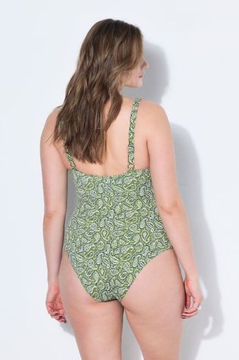 Moda za polnejše Kupaći kostim jednodijelni V izreza plus velikost, xxl, Ulla Popken in Johann Popken (JP1880)