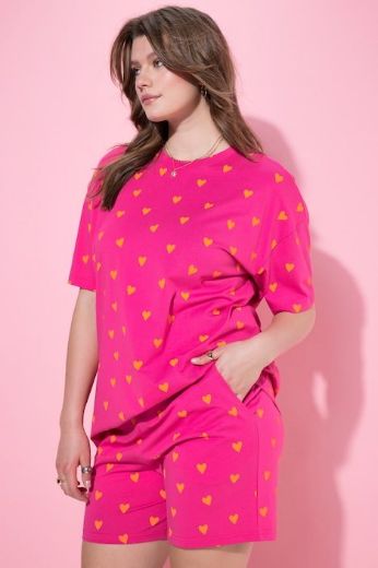 Moda za polnejše Pidžama kratkih rukava i kratkih nogavica plus velikost, xxl, Ulla Popken in Johann Popken (JP1880)