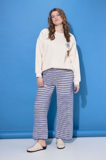 Moda za polnejše Hlače širokih nogavica elastičnog struka plus velikost, xxl, Ulla Popken in Johann Popken (JP1880)