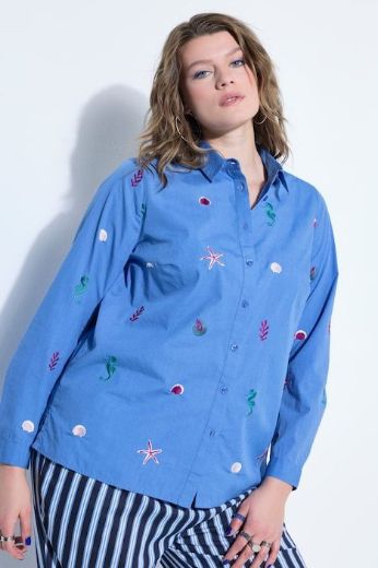 Moda za polnejše Košulja dugih rukava plus velikost, xxl, Ulla Popken in Johann Popken (JP1880)