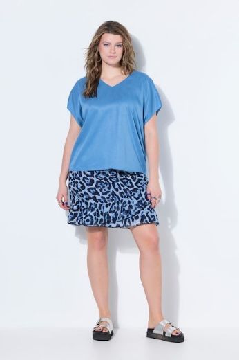 Moda za polnejše Bluza kratkih rukava V ovratnika plus velikost, xxl, Ulla Popken in Johann Popken (JP1880)
