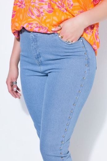 Moda za polnejše Traperice povišenog struka plus velikost, xxl, Ulla Popken in Johann Popken (JP1880)