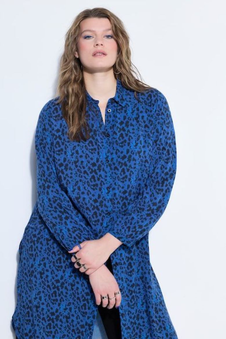 Moda za polnejše Majica dugih rukava dužeg kroja plus velikost, xxl, Ulla Popken in Johann Popken (JP1880)