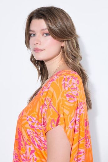 Moda za polnejše Bluza kratkih rukava šireg kroja plus velikost, xxl, Ulla Popken in Johann Popken (JP1880)