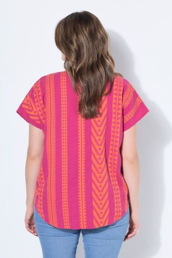 Moda za polnejše Bluza kratkih rukava šireg kroja plus velikost, xxl, Ulla Popken in Johann Popken (JP1880)