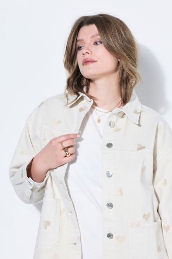 Moda za polnejše Jakna lagana traper plus velikost, xxl, Ulla Popken in Johann Popken (JP1880)