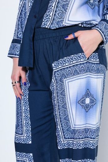 Moda za polnejše Hlače širokih nogavica visokog struka plus velikost, xxl, Ulla Popken in Johann Popken (JP1880)