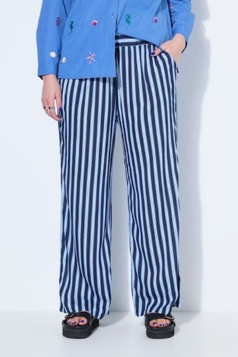 Moda za polnejše Hlače širokih nogavica visokog struka plus velikost, xxl, Ulla Popken in Johann Popken (JP1880)